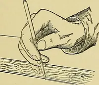 An illustration from Elements of drawing (1912)