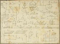 An illustration from Elements of electricity, magnetism, and electro-magnetism : embracing the late discoveries and improvements : digested into the form of a treatise, being the second part of a course of natural philosophy : compiled for the use of the students of the University at Cambridge, New England (1826)