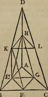 An illustration from The Elements of Euclid : viz. the first six books, together with the eleventh and twelfth : the errors, by which Theon, or others, have long ago vitiated these books, are corrected, and some of Euclid's demonstrations are restored : also, the book of Euclid's Data, in like manner corrected (1806)