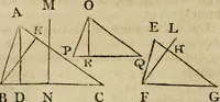 An illustration from The Elements of Euclid : viz. the first six books, together with the eleventh and twelfth : the errors, by which Theon, or others, have long ago vitiated these books, are corrected, and some of Euclid's demonstrations are restored : also, the book of Euclid's Data, in like manner corrected (1806)