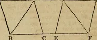 An illustration from The Elements of Euclid : viz. the first six books, together with the eleventh and twelfth : the errors, by which Theon, or others, have long ago vitiated these books, are corrected, and some of Euclid's demonstrations are restored : also, the book of Euclid's Data, in like manner corrected (1806)