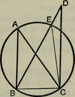 An illustration from The elements of Euclid for the use of schools and colleges; comprising the first six books and portions of the eleventh and twelfth books; (1903)