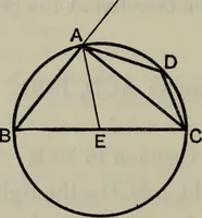 An illustration from The elements of Euclid for the use of schools and colleges; comprising the first six books and portions of the eleventh and twelfth books; (1903)