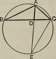 An illustration from The elements of Euclid for the use of schools and colleges; comprising the first six books and portions of the eleventh and twelfth books; (1903)
