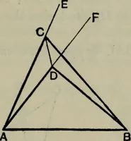 An illustration from The elements of Euclid for the use of schools and colleges; comprising the first six books and portions of the eleventh and twelfth books; (1903)