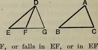 An illustration from The elements of Euclid for the use of schools and colleges; comprising the first six books and portions of the eleventh and twelfth books; (1903)