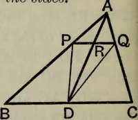 An illustration from The elements of Euclid for the use of schools and colleges; comprising the first six books and portions of the eleventh and twelfth books; (1903)