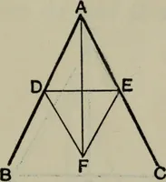 An illustration from The elements of Euclid for the use of schools and colleges; comprising the first six books and portions of the eleventh and twelfth books; (1903)