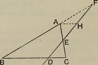 An illustration from The elements of Euclid for the use of schools and colleges; comprising the first six books and portions of the eleventh and twelfth books; (1903)