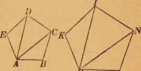 An illustration from Elements of geometry and trigonometry (1886)