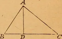 An illustration from Elements of geometry and trigonometry (1886)