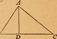 An illustration from Elements of geometry and trigonometry (1886)