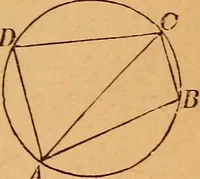 An illustration from Elements of geometry and trigonometry (1886)