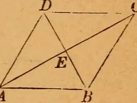 An illustration from Elements of geometry and trigonometry (1886)
