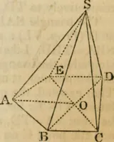 An illustration from Elements of geometry and trigonometry (1835)