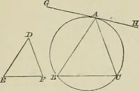 An illustration from Elements of geometry : containing books I to VI and portions of books XI and XII of Euclid, with exercises and notes (1881)