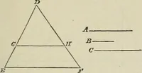 An illustration from Elements of geometry : containing books I to VI and portions of books XI and XII of Euclid, with exercises and notes (1881)