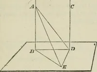 An illustration from Elements of geometry : containing books I to VI and portions of books XI and XII of Euclid, with exercises and notes (1881)