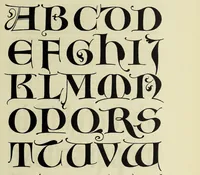 An illustration from Elements of lettering <with XIII full-page plates> (1922)