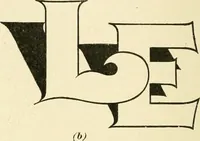 Picture 5 of 59 from Elements of lettering and sign painting; (1899), leaf 38