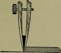 An illustration from Elements of mechanical drawing (1911)