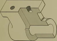 An illustration from Elements of mechanical drawing (1911)