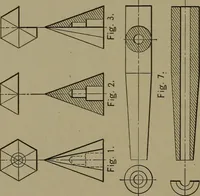 An illustration from Elements of mechanical drawing (1911)