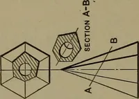 An illustration from Elements of mechanical drawing (1911)