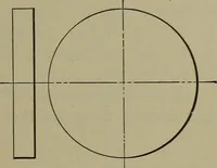 An illustration from Elements of mechanical drawing (1911)