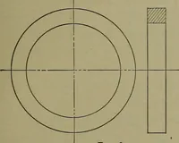 An illustration from Elements of mechanical drawing (1911)