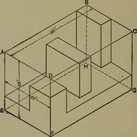 An illustration from Elements of mechanical drawing (1911)