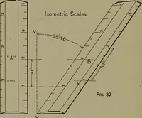 An illustration from Elements of mechanical drawing (1911)