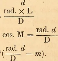 An illustration from Elements of plane and spherical trigonometry (1833)