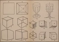 Picture 44 of 73 from Elements of plane and solid free-hand geometrical drawing, with lettering; and some elements of geometrical ornamental design, including the principals of harmonic angular ratios, etc. In three parts ... for draughtsmen and artisans; and teachers and students of industrial and mechanical drawing (1878), leaf 117