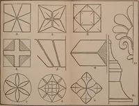 Picture 39 of 73 from Elements of plane and solid free-hand geometrical drawing, with lettering; and some elements of geometrical ornamental design, including the principals of harmonic angular ratios, etc. In three parts ... for draughtsmen and artisans; and teachers and students of industrial and mechanical drawing (1878), leaf 75