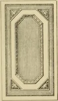 An illustration from Elements of style in furniture and woodwork, being a series of details of the Italian, German Renaissance, Elizabethan, Louis XIVth, Louis XVth, Louis XVIth, Sheraton, Adams, Empire, Chinese, Japanese, and Moresque styles ... for the use of architects, furniture designers, cabinet makers and others (1889)