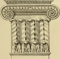An illustration from Elements of style in furniture and woodwork, being a series of details of the Italian, German Renaissance, Elizabethan, Louis XIVth, Louis XVth, Louis XVIth, Sheraton, Adams, Empire, Chinese, Japanese, and Moresque styles ... for the use of architects, furniture designers, cabinet makers and others (1889)