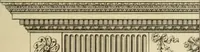 An illustration from Elements of style in furniture and woodwork, being a series of details of the Italian, German Renaissance, Elizabethan, Louis XIVth, Louis XVth, Louis XVIth, Sheraton, Adams, Empire, Chinese, Japanese, and Moresque styles ... for the use of architects, furniture designers, cabinet makers and others (1889)