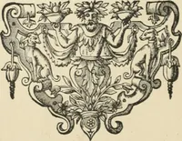 An illustration from Elements of style in furniture and woodwork, being a series of details of the Italian, German Renaissance, Elizabethan, Louis XIVth, Louis XVth, Louis XVIth, Sheraton, Adams, Empire, Chinese, Japanese, and Moresque styles ... for the use of architects, furniture designers, cabinet makers and others (1889)