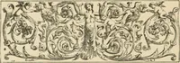 An illustration from Elements of style in furniture and woodwork, being a series of details of the Italian, German Renaissance, Elizabethan, Louis XIVth, Louis XVth, Louis XVIth, Sheraton, Adams, Empire, Chinese, Japanese, and Moresque styles ... for the use of architects, furniture designers, cabinet makers and others (1889)