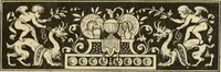 An illustration from Elements of style in furniture and woodwork, being a series of details of the Italian, German Renaissance, Elizabethan, Louis XIVth, Louis XVth, Louis XVIth, Sheraton, Adams, Empire, Chinese, Japanese, and Moresque styles ... for the use of architects, furniture designers, cabinet makers and others (1889)
