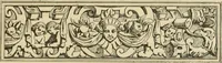 An illustration from Elements of style in furniture and woodwork, being a series of details of the Italian, German Renaissance, Elizabethan, Louis XIVth, Louis XVth, Louis XVIth, Sheraton, Adams, Empire, Chinese, Japanese, and Moresque styles ... for the use of architects, furniture designers, cabinet makers and others (1889)