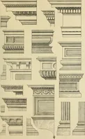 An illustration from Elements of style in furniture and woodwork, being a series of details of the Italian, German Renaissance, Elizabethan, Louis XIVth, Louis XVth, Louis XVIth, Sheraton, Adams, Empire, Chinese, Japanese, and Moresque styles ... for the use of architects, furniture designers, cabinet makers and others (1889)