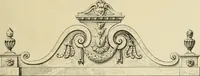 An illustration from Elements of style in furniture and woodwork, being a series of details of the Italian, German Renaissance, Elizabethan, Louis XIVth, Louis XVth, Louis XVIth, Sheraton, Adams, Empire, Chinese, Japanese, and Moresque styles ... for the use of architects, furniture designers, cabinet makers and others (1889)