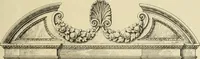 An illustration from Elements of style in furniture and woodwork, being a series of details of the Italian, German Renaissance, Elizabethan, Louis XIVth, Louis XVth, Louis XVIth, Sheraton, Adams, Empire, Chinese, Japanese, and Moresque styles ... for the use of architects, furniture designers, cabinet makers and others (1889)