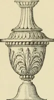 An illustration from Elements of style in furniture and woodwork, being a series of details of the Italian, German Renaissance, Elizabethan, Louis XIVth, Louis XVth, Louis XVIth, Sheraton, Adams, Empire, Chinese, Japanese, and Moresque styles ... for the use of architects, furniture designers, cabinet makers and others (1889)