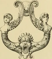 An illustration from Elements of style in furniture and woodwork, being a series of details of the Italian, German Renaissance, Elizabethan, Louis XIVth, Louis XVth, Louis XVIth, Sheraton, Adams, Empire, Chinese, Japanese, and Moresque styles ... for the use of architects, furniture designers, cabinet makers and others (1889)