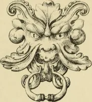 An illustration from Elements of style in furniture and woodwork, being a series of details of the Italian, German Renaissance, Elizabethan, Louis XIVth, Louis XVth, Louis XVIth, Sheraton, Adams, Empire, Chinese, Japanese, and Moresque styles ... for the use of architects, furniture designers, cabinet makers and others (1889)