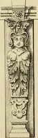 An illustration from Elements of style in furniture and woodwork, being a series of details of the Italian, German Renaissance, Elizabethan, Louis XIVth, Louis XVth, Louis XVIth, Sheraton, Adams, Empire, Chinese, Japanese, and Moresque styles ... for the use of architects, furniture designers, cabinet makers and others (1889)