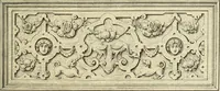 An illustration from Elements of style in furniture and woodwork, being a series of details of the Italian, German Renaissance, Elizabethan, Louis XIVth, Louis XVth, Louis XVIth, Sheraton, Adams, Empire, Chinese, Japanese, and Moresque styles ... for the use of architects, furniture designers, cabinet makers and others (1889)
